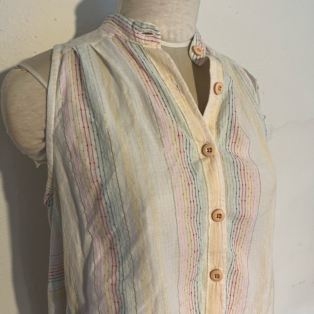 Ace & Jig Sleeveless Blouse - Small, Melody